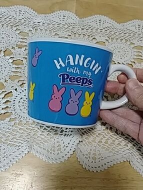 Peeps coffee cup - Hangin' with my Peeps - Easter Peeps